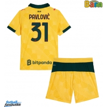 AC Milan Strahinja Pavlovic #31 Tredjedraktsett Barn 2025-26 Kortermet (+ Korte bukser)